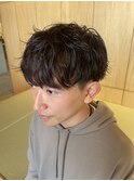 メンズマッシュツイストパーマ
