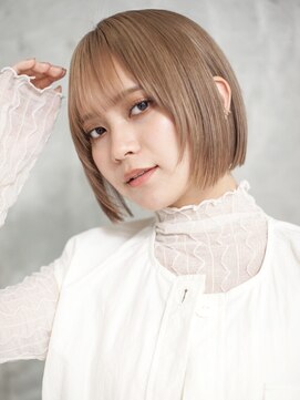 アッシュ 清瀬店(Ash) 10代20代30代『ハイトーン顎ラインボブ』Ash清瀬店