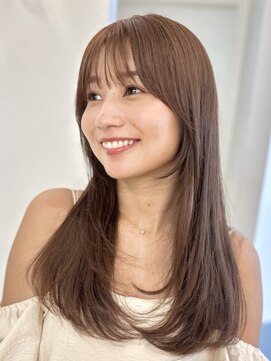 ローネス ギンザ(LONESS ginza) レイヤー/顔まわりカット/グレージュ/暗めカラー/韓国/髪質改善