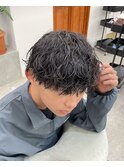メンズ波巻きスパイラルパーマ