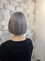 オーブ ヘアー アズール 吉祥寺店(AUBE HAIR azul)&nbsp;ボブ×ホワイティラベンダー　　【清水　祥】