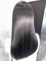 スキル 石岡(SKILL) ニュアンスカラー/アッシュブラック/トリートメントストレート