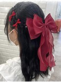 リボンたくさん！ハーフアップ♪_ユウ