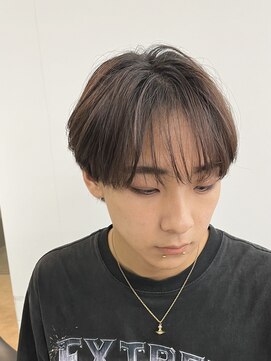 ラヴィズムバイフィフス(LUVISM by fifth) ニュアンスパーマセンターパート毛流れパーマ新潟メンズパーマ