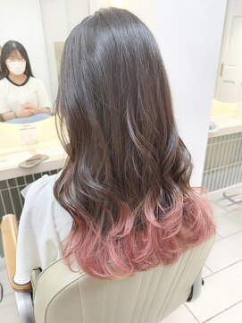 テトラ バイ ネオリーブ 横浜西口店(tetra by neolive) ペールピンクのデザインカラー＊*【横浜/横浜駅】