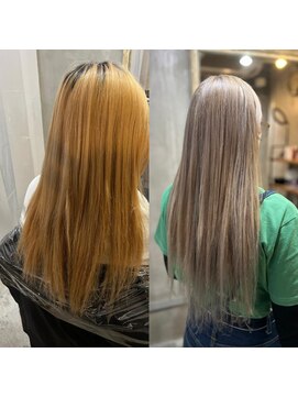 リエコー(RE'ECHO) ◎プルエクステbefore、after