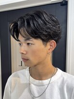 ベル 桑名(BHEL)&nbsp;三重桑名ニュアンスパーマフェザーパーマ緩めセンターパートヘア