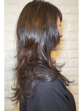 松本平太郎美容室 国立店 ロングレイヤー×クリープパーマ