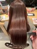 [髪にドラマを。]髪質改善ストレート+美髪カラー ￥23,900～￥25500