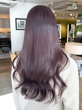 ビーチ(BEACH) カシスローズピンクラベンダーブリーチカラーロング