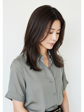 アントワープトーキョー(antwerp TOKYO) ３０代４０代５０代酸性大人ミディアム髪質改善縮毛矯正