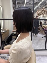 ロンドプロフィール 浦和(Lond profil) イメチェン ボブ 外ハネボブ 美髪 ホワイトブロンド 韓国