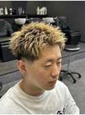 ローフェード×スパイキーショート