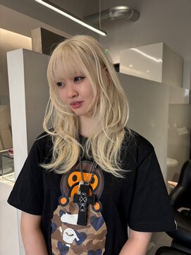 ソル 栄矢場町(SOL) フェイスフレーミング/デザインカラー/ミディアムヘア