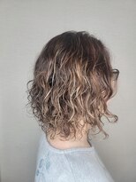 松本平太郎美容室 国立店 40代50代60代×ミディアムウェーブ×パーマ×イノアカラー