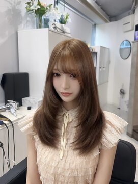 マーシュ 梅田(marshu) ナツキstyle/ハニーベージュ/レイヤーカット