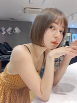 アスター 天神大名店(Aster)&nbsp;似合わせカット/ダークアッシュ/ミディアムレイヤーカット