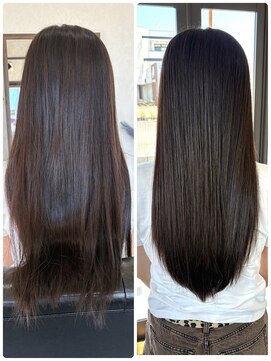 アンフィニ 延岡(Anfini) 髪質改善before/after