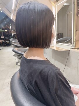 リール 銀座(R'EEL) ぱつっとボブ×美髪縮毛矯正