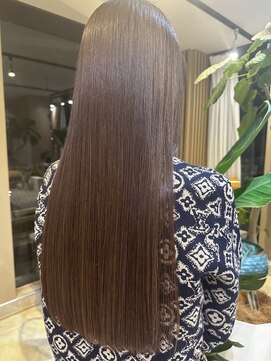 エメ 大宮(Aime) アイスグレージュ×ロングヘア/小顔似合わせカット　大宮