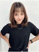 ◎くびれボブ×韓国風レイヤーカットモテ髪