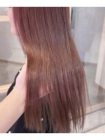 サロン 名和店(SALON)&nbsp;春ピンクベージュ×ツヤロング　by mika