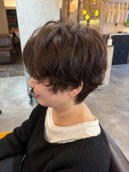 オールウェイズ サニーガーデン(Always sunny garden)の写真/【忙しいママさん必見★】朝の時間を5分短縮！ショート・ボブ×透明感カラーでファン続出！[川口/川口元郷]