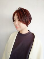ラトリエコンタン(L´atelier Content)&nbsp;30代40代50代おすすめ　丸みショート×ハイライト