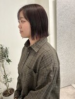 ambitious 東青梅店【アンビシャス】【4月1日OPEN（予定）】&nbsp;顔まわり小顔魅せカット切りっぱなしボブ似合わせカット