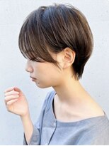 ブロッサム 東久留米店(Blossom)&nbsp;丸顔面長対応◎大人ショートボブ×前髪あり似合わせ