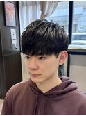 大人ショートマッシュ/ニュアンスパーマ