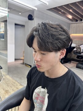 ロンドシエル 横浜(Lond ciel) men's/メンズ/フェザーパーマ/サーフカール/ダウンパーマ/横浜