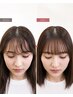 【気になる前髪縮毛矯正】カット+前髪縮毛矯正+髪質改善トリートメント