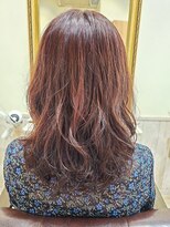 ヘアーズ ロッソ テラス(hair's ROSSO TERRACE)&nbsp;リラックスウェーブ×ベリーピンク