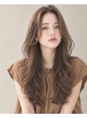 ミディアムロングレイヤーミディアムレイヤー顔周りレイヤー韓国
