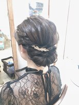 ロカット サロン(Roquat Salon) シンプルロールアレンジ【ヘアアレンジ 浴衣 立川/立川南口】