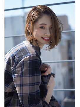 アトリエ フェム(atelier.fem) atelier.fem　前下がりラフボブ