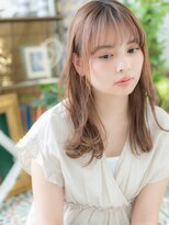 カバーヘア ブリス 川口(COVER HAIR bliss)&nbsp;外国人風オリーブカラー濡れ髪ストカールa川口20代30代40代