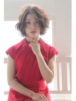 フェリシータ 緑地公園店(felicita) フェザーバングニュアンスマッシュボブ