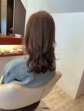 マーリャヘアー(mallia hair) セミロングレイヤースタイル