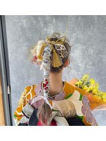 アンダーバーホワイトモデ 河内長野(_WHITE mode)&nbsp;◎成人式スタイルアレンジセット　河内長野×千代田