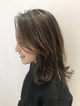 グッデイ ヘアー(GOOD DAY HAIR) 【韓国風】流れる前髪　レイヤーカットスタイル