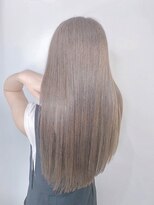 アンセム(anthe M) ツヤ髪ミルクティーベージュ髪質改善トリートメント韓国ロング