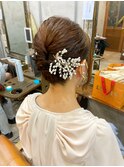 【Bormee】短めヘアのアップスタイル