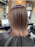 グレーベージュニュアンスカラーアッシュミルクティー