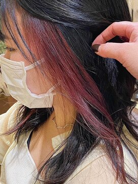 セピアージュ シス(hair beauty clinic salon Sepiage six) 【Sepiage　成増店】イヤリングカラー/ピンク