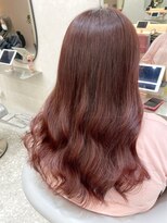 ラルムバイシー 新宿(LARME by Sea)&nbsp;ブリーチなしwカラー×チェリーピンク【韓国ヘア/ピンクカラー】