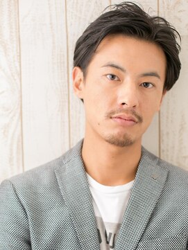 グルーミングサロン バーバー キャッスル 北浦和西口(Grooming salon Barber Castle) 濡れたような質感で大人の色気アップ耳だしショートU北浦和