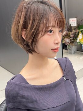 ハルキミナトジャパン 神戸(HARUKI MINATO japan) 《林耕平》髪質改善カラー×丸みショートボブ