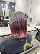 アジールヘア 赤羽駅南口店(agir hair)&nbsp;赤羽レディースグラデーションレッドカラー